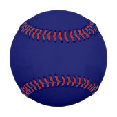 Balle De Baseball Couleur solide marine foncée (Dos)