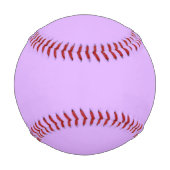 Balle De Baseball Couleur solide Mauve (Dos)