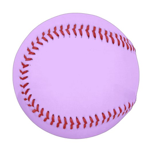 Balle De Baseball Couleur solide Mauve (Devant Gauche)