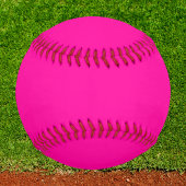 Balle De Baseball Couleur solide rose néon