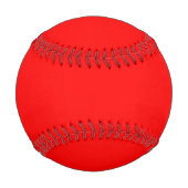Balle De Baseball Couleur solide rouge | Classique | Élégant | tenda (Dos)