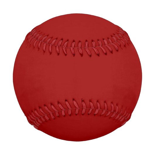 Balle De Baseball Couleur solide rouge Crimson (Devant)