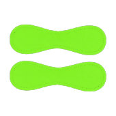 Balle De Baseball couleur solide verte fluorescente (Panneaux)