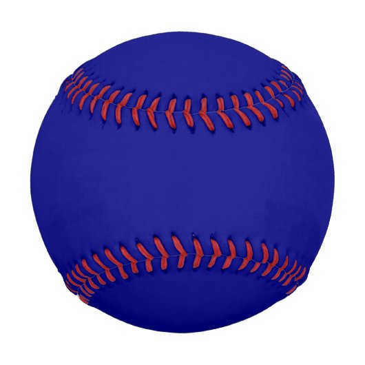 Balle De Baseball Couleur uni bleu marine (Devant)