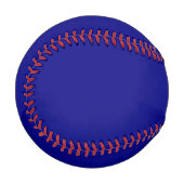 Balle De Baseball Couleur uni bleu marine (Devant Gauche)
