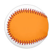 Balle De Baseball couleur UT orange (Devant Gauche)