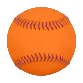 Balle De Baseball Couleur vive orange (Dos)