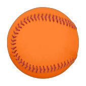 Balle De Baseball Couleur vive orange (Devant Gauche)