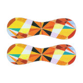 Balle De Baseball Couleurs chaudes Cool formes géométriques angulair (Panneaux)