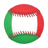 Balle De Baseball Couleurs italiennes de baseball (Dos)