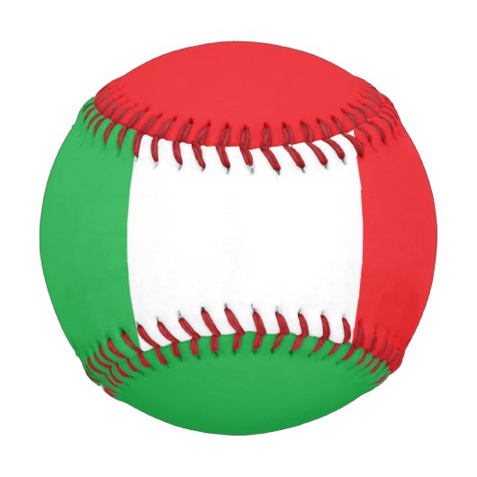 Balle De Baseball Couleurs italiennes de baseball (Devant)