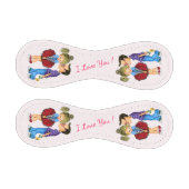 Balle De Baseball Couple romantique mignon - Amour - Baiser - Je t'a (Panneaux)