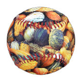 Balle De Baseball Courges Colorées C (Dos)