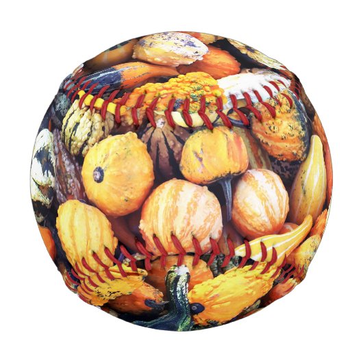 Balle De Baseball Courges Colorées C (Devant)