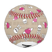 Balle De Baseball Crânes de monogramme (Dos)