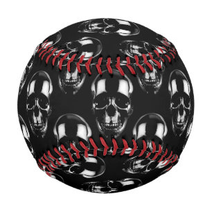 Balle De Baseball Crânes noirs tombés