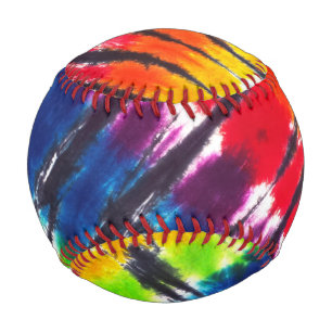 Balle De Baseball Cravate arc-en-ciel