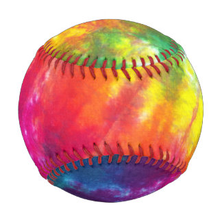 Balle De Baseball Cravate arc-en-ciel