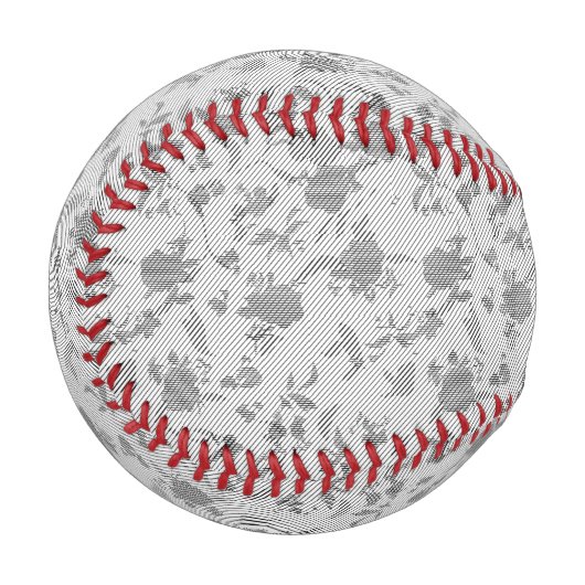 Balle De Baseball Création de maillage Cinquante (Devant Gauche)