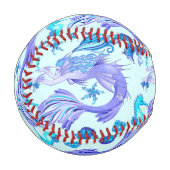 Balle De Baseball Créature de la fée mauve de sirène (Devant Gauche)