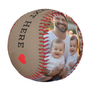 Balle De Baseball Créez Votre Propre Baseball Avec Photo Et Texte