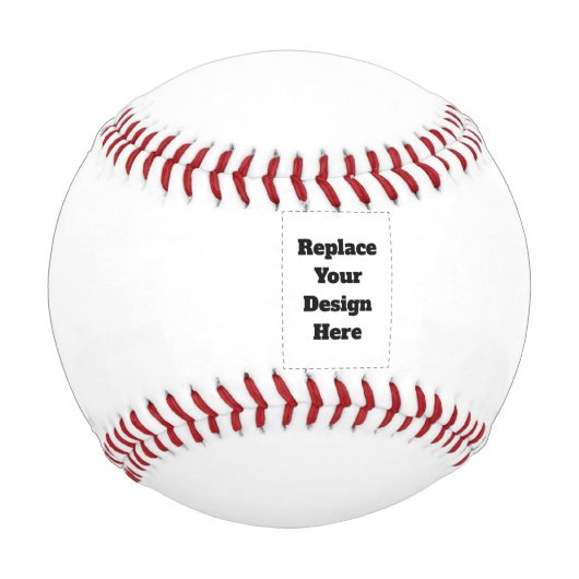 Balle De Baseball Créez votre propre blanc (Devant)
