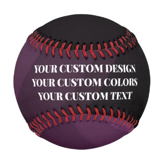 Balle De Baseball Créez Votre Propre Ombré Personnalisé