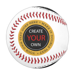 Balle De Baseball Créez votre propre - Personnalisé, marqué / Person