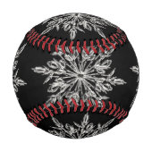 Balle De Baseball Cristal glacé noir (Dos)