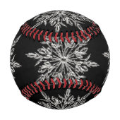 Balle De Baseball Cristal glacé noir (Devant)