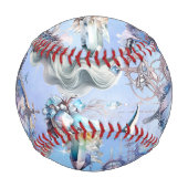 Balle De Baseball Cristaux et Carrousels (Dos)