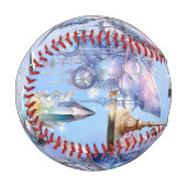 Balle De Baseball Cristaux et Carrousels (Devant Gauche)