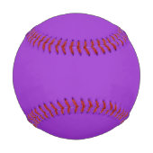 Balle De Baseball Crocus violet couleur solide (Dos)