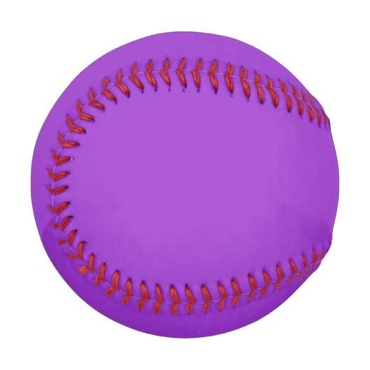 Balle De Baseball Crocus violet couleur solide (Devant Gauche)