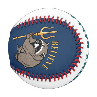 Balle De Baseball Croire Raton Jimothy Tenant Trident Pop Art