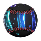 Balle De Baseball Cube de puzzle chromé futuriste (Dos)