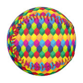 Balle De Baseball Cubes colorés (Devant Gauche)