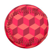 Balle De Baseball Cubes rouges (Devant Gauche)