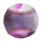 Balle De Baseball cubisme transparent violet art abstrait (Dos)
