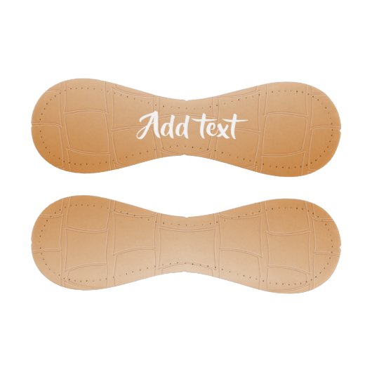 Balle De Baseball Cuir brun monogramme texturé (Panneaux)