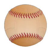 Balle De Baseball Cuir brun monogramme texturé (Dos)