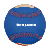 Balle De Baseball Curieux hot dog Weiner dessin animé (Devant)