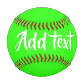 Balle De Baseball Custom (Devant)