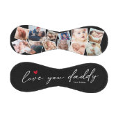 Balle De Baseball Custom Love You Papa Photo Baseball (Panneaux)