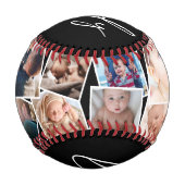 Balle De Baseball Custom Love You Papa Photo Baseball (Devant)