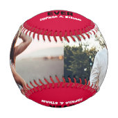 Balle De Baseball Custom Meilleur Valentine Ever Valentine's Day Cou (Devant)