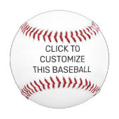 BALLE DE BASEBALL CUSTOMISER CE BASEBALL (Devant)
