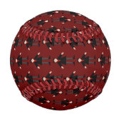 Balle De Baseball Cute Halloween Vampire Patterned (Dos)