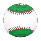 Balle de baseball Cute Kids Cartogone (Dos)