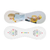 Balle De Baseball Cute Première Fête des pères Papa 2 Photo Keepsaké (Panneaux)